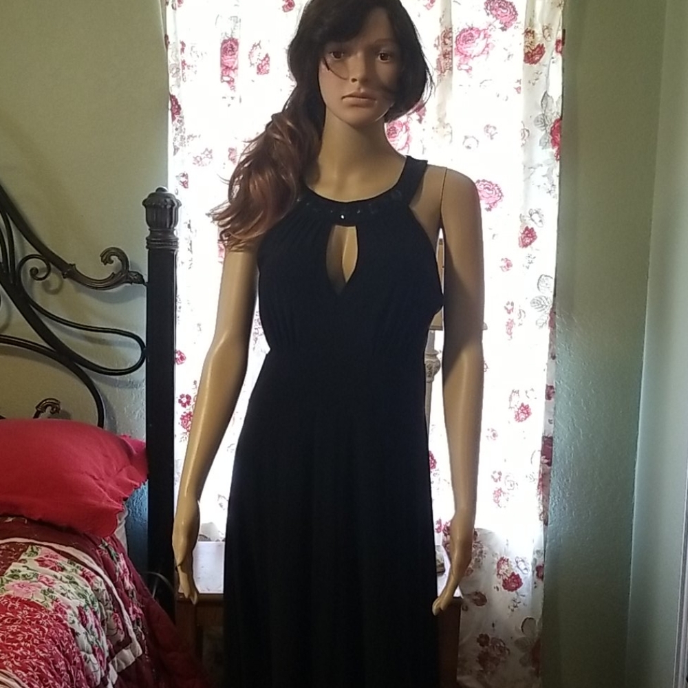 Black evening dress